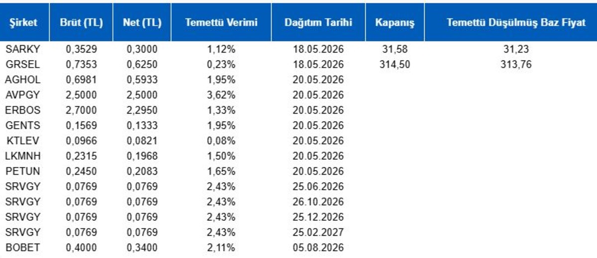 Piyasanın nabzı: Borsa İstanbul ve küresel piyasalarda gün başlarken (18 Mayıs), Görsel 1