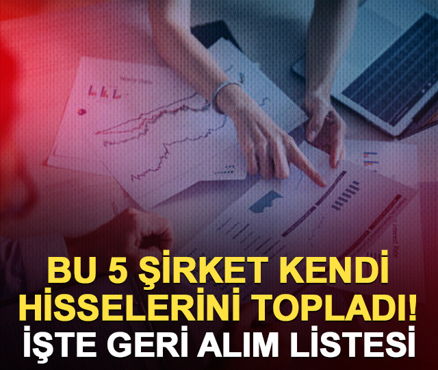 Bu 5 şirket kendi hisselerini topladı! AHGAZ'dan 800 bin lot geri alım