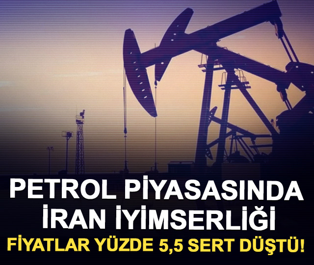 Petrol piyasasında İran iyimserliği: Fiyatlar y&uuml;zde 5,5 sert d&uuml;şt&uuml;!