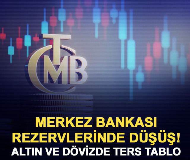 Merkez'in kasası y&uuml;zde 1,7 geriledi! D&ouml;viz y&uuml;kseldi, altın d&uuml;şt&uuml;