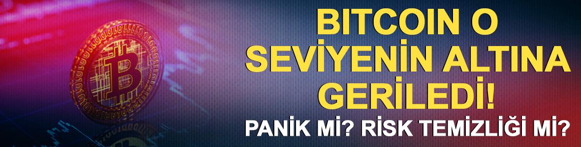Bitcoin 77 bin doların altını g&ouml;rd&uuml;! Panik mi, risk temizliği mi?