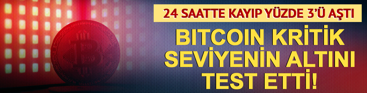 Bitcoin 75 bin doların altını test etti! D&uuml;ş&uuml;ş 1 g&uuml;nde y&uuml;zde 3'&uuml; aştı
