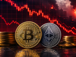 Bitcoin'de sert d&uuml;ş&uuml;ş! Ethereum'da kayıp %4'&uuml; aştı
