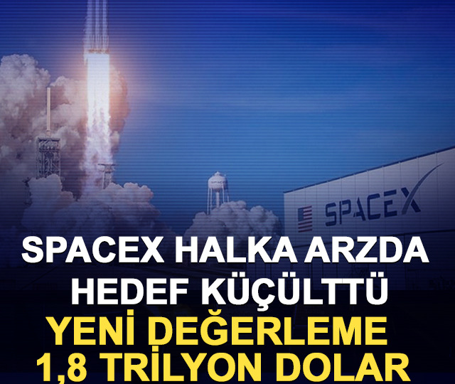 SpaceX halka arzda hedef k&uuml;&ccedil;&uuml;ltt&uuml;: Yeni değerleme 1,8 trilyon dolar