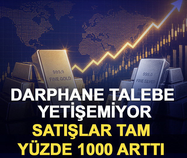 Darphane talebe yetişemiyor: Satışlar tam y&uuml;zde 1000 arttı