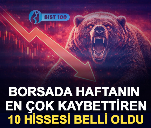 Borsada haftanın en &ccedil;ok kaybettiren 10 hissesi belli oldu