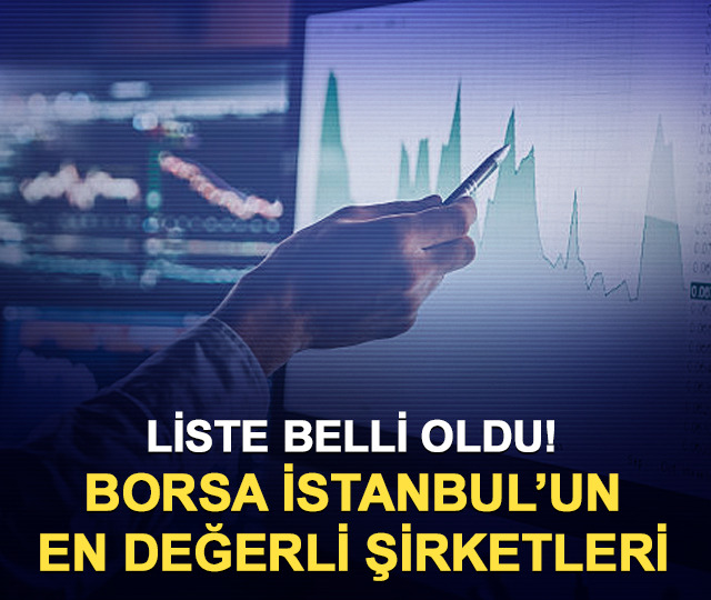 Borsa İstanbul'da en değerli şirketlerin g&uuml;ncel listesi!
