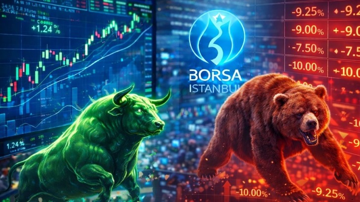 Borsa y&uuml;kselirken tavan ve taban olan hisseler belli oldu