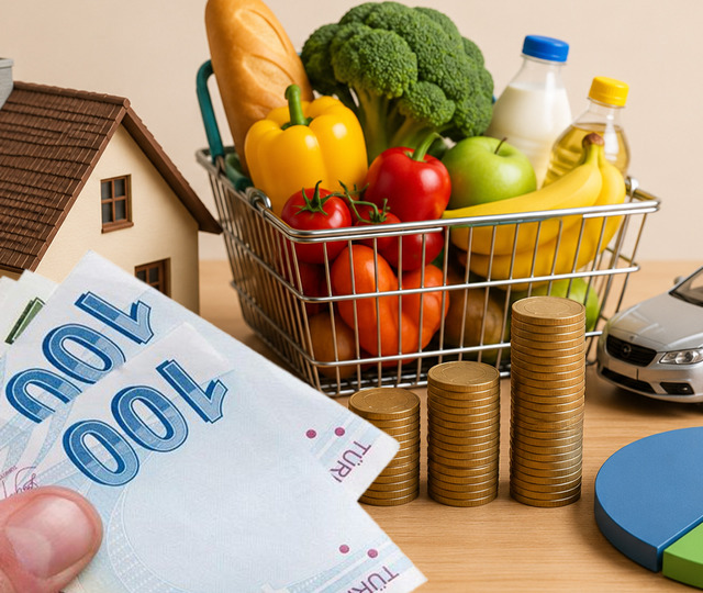 Hanehalkı b&uuml;t&ccedil;esinde en b&uuml;y&uuml;k pay konut ve kiraya gidiyor