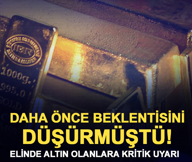'1.000 dolar daha y&uuml;kselebilir' Elinde altın olanlara kritik uyarı