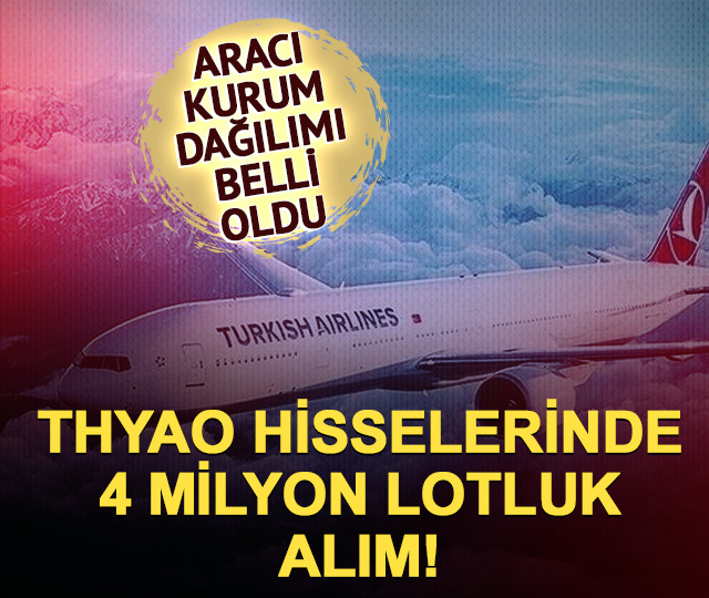 Pusula Yatırım'dan 4,2 milyon lotluk THYAO alımı