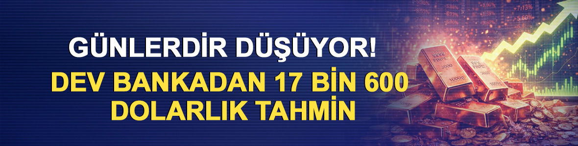 G&uuml;nlerdir d&uuml;ş&uuml;yor! Dev bankadan 17 bin 600 dolarlık tahmin