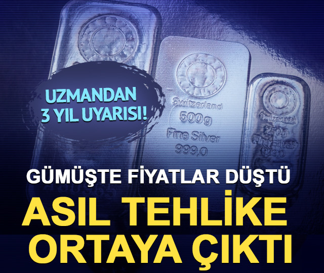 Gümüşte fiyatlar düştü, asıl tehlike ortaya çıktı: Uzmandan 3 yıl uyarısı