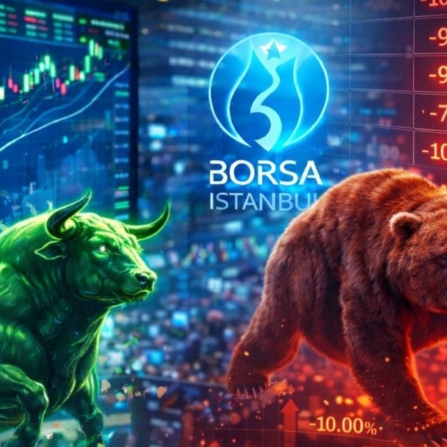 Borsada y&uuml;kselen ve d&uuml;şen ilk 5 hisse belli oldu