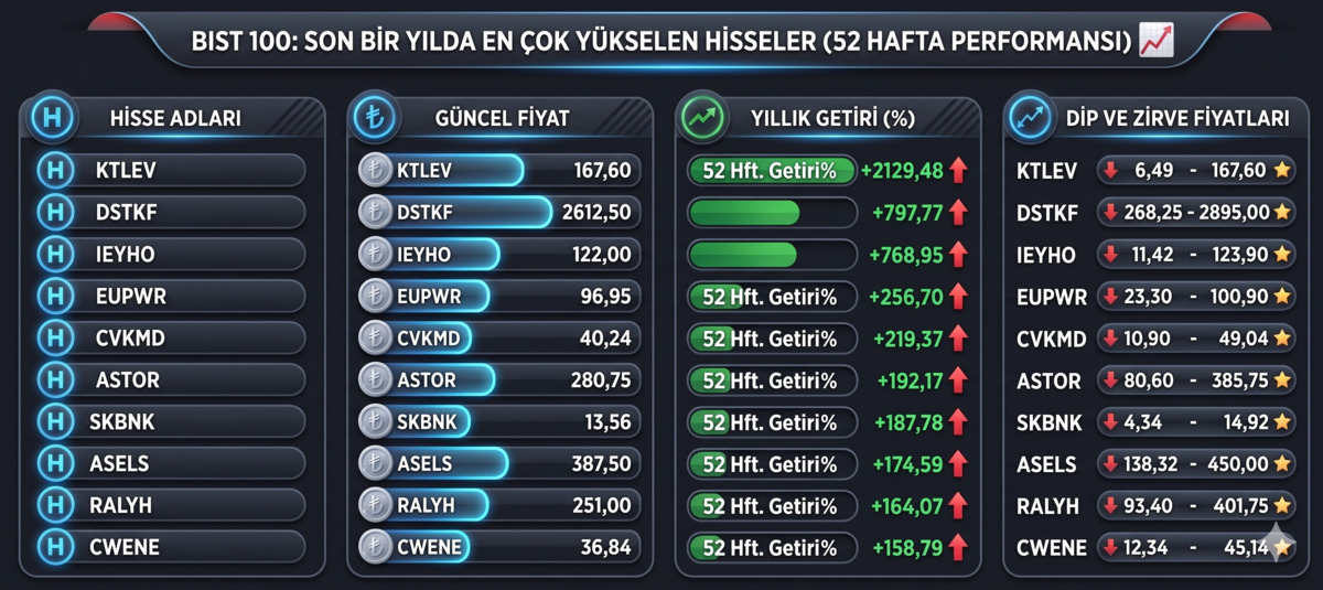 Yüzde 2000 arttı! BIST’te yılın kazandıran ve kaybettiren hisseleri, Görsel 2