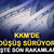 KKM'de d&uuml;ş&uuml;ş s&uuml;r&uuml;yor! İşte son rakamlar