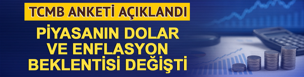 TCMB anketi a&ccedil;ıklandı: Enflasyon beklentisi y&uuml;kseldi, dolar tahmini geriledi