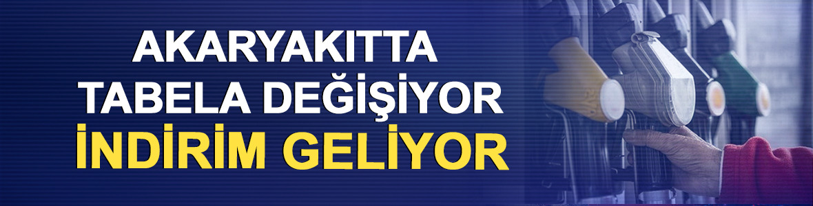 Akaryakıtta tabela değişiyor: İndirim geliyor