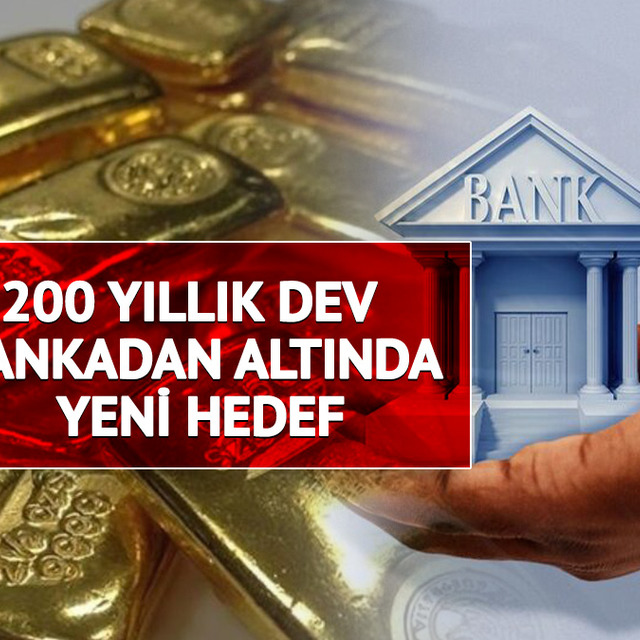 Altında ibre yeniden yukarı d&ouml;nd&uuml;: Finans devi hem tarih hem de rakam verdi