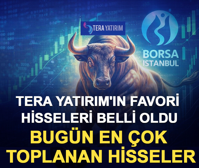 Tera Yatırım'ın favori hisseleri belli oldu: Bugün en çok toplanan hisseler