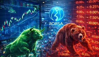 Borsa yükselirken tavan ve taban olan hisseler belli oldu