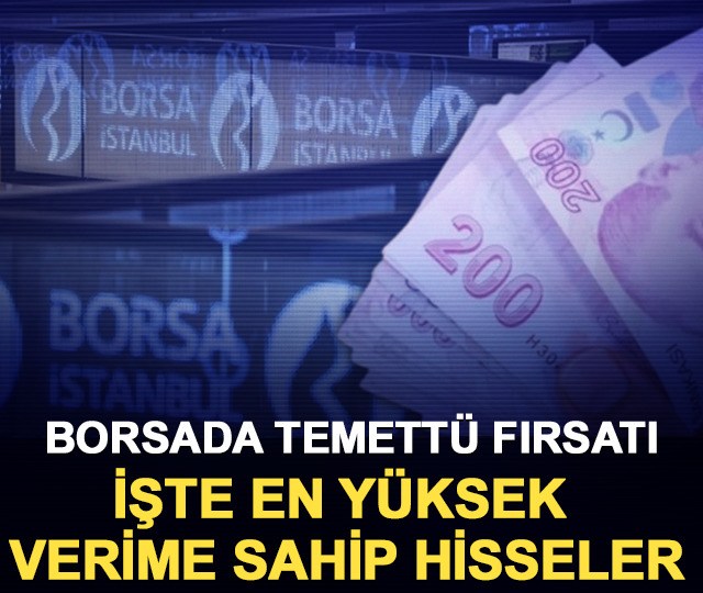 Borsada temett&uuml; fırsatı: İşte en y&uuml;ksek verime sahip hisseler