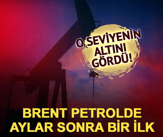 Brent petrolde aylar sonra bir ilk! 80 doların altına indi