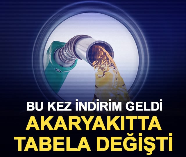 Akaryakıtta ÖTV indirimi tabelaya yansıdı: Tek seferde 9 lira birden indi!