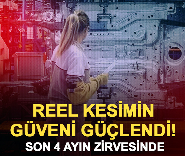 Reel kesimin güveni güçlendi! Son 4 ayın zirvesinde