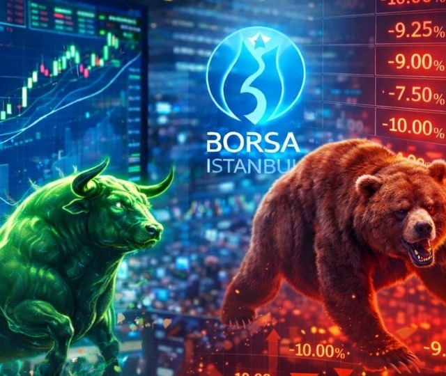 Borsada satış baskısı! İşte en &ccedil;ok y&uuml;kselen ve d&uuml;şen hisseler