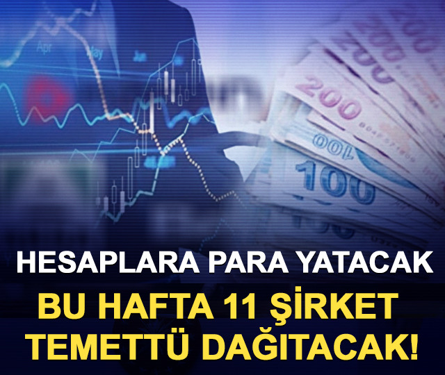 Hesaplara para yatacak: Bu hafta 11 şirket temettü dağıtacak!