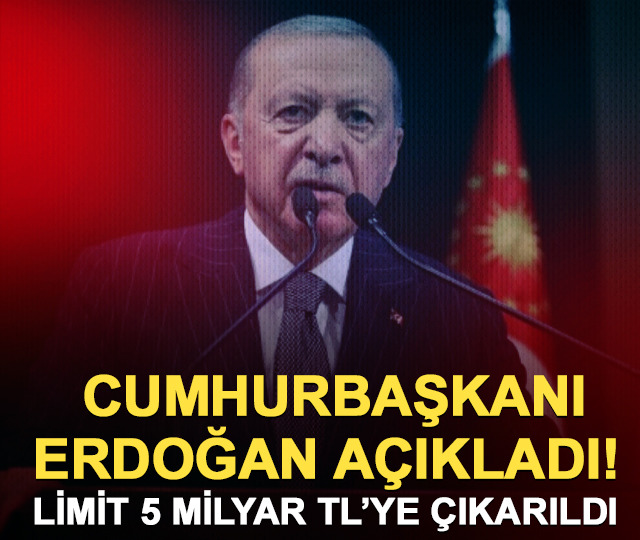 Cumhurbaşkanı Erdoğan a&ccedil;ıkladı! Reeskont kredisi limiti artırıldı