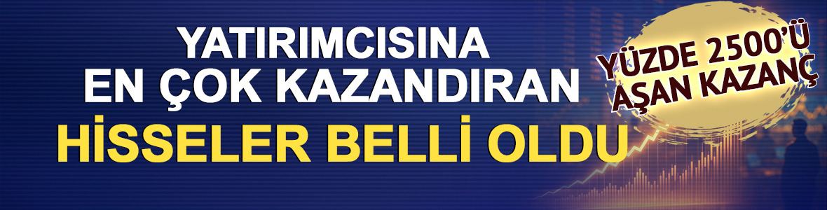 Yatırımcısına en &ccedil;ok kazandıran 10 hisse