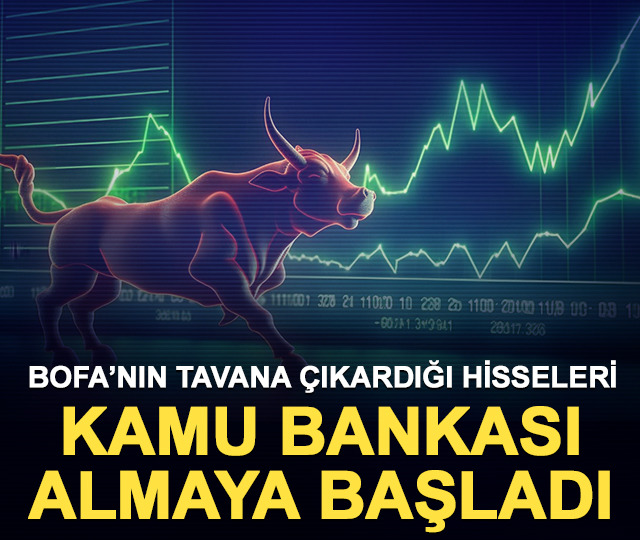 BofA&rsquo;nın tavana &ccedil;ıkardığı hisseleri kamu bankası almaya başladı