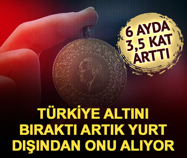 T&uuml;rkiye altını bıraktı, g&uuml;m&uuml;şe mi y&ouml;neldi? 3,5 kat artış