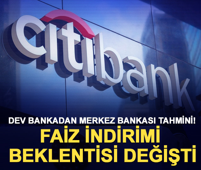 Dev bankadan Merkez Bankası tahmini! Faiz indirimi beklentisi değişti