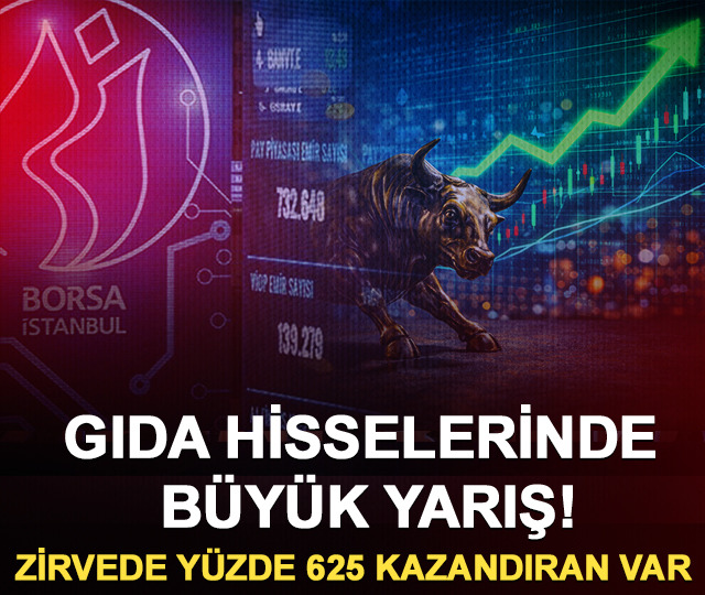 Gıda hisselerinde büyük yarış! Zirvede yüzde 625 kazandıran var