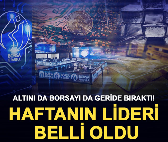 Altını da borsayı da geride bıraktı! Haftanın lideri belli oldu