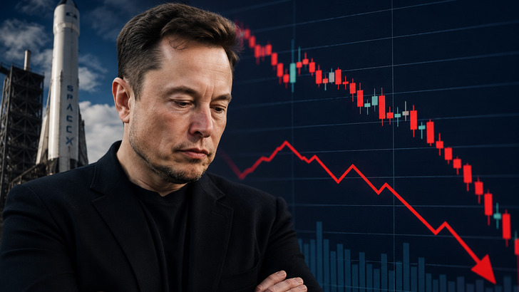 SpaceX borsaya &ccedil;ıktı, Elon Musk'ın serveti eridi! Bir g&uuml;nde 58,2 milyar dolar silindi