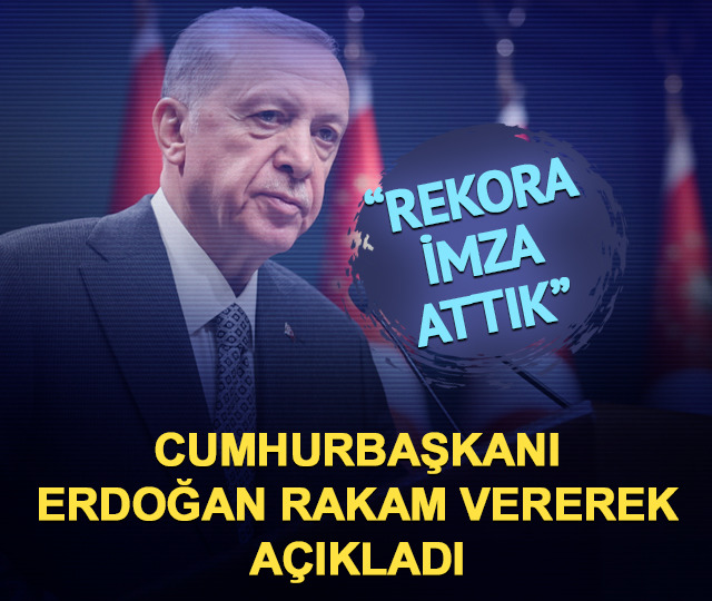Cumhurbaşkanı Erdoğan: "11 milyar dolarlık ihracatla yeni rekora imza attık"
