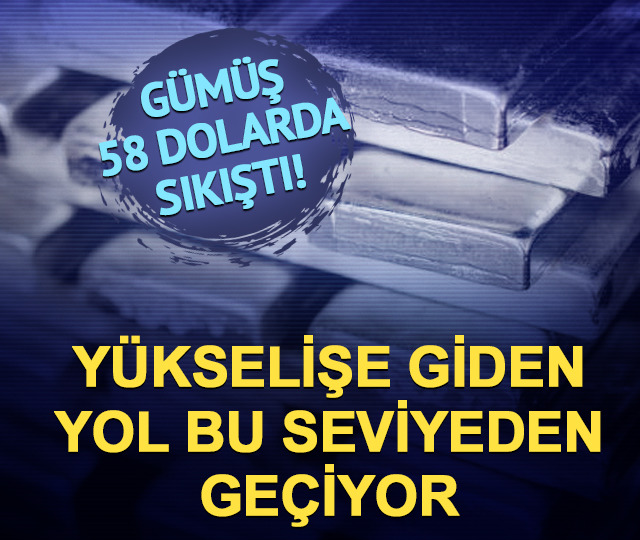 Gümüşte 63,31 dolara giden yol bu seviyeden geçiyor
