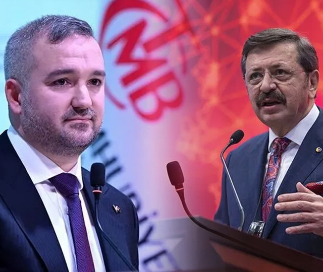 TOBB Başkanı Hisarcıklıoğlu, TCMB Başkanı Karahan ile g&ouml;r&uuml;şt&uuml;