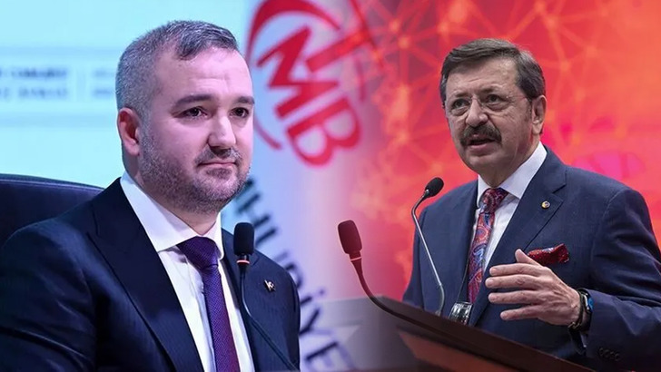 TOBB Başkanı Hisarcıklıoğlu, TCMB Başkanı Karahan ile g&ouml;r&uuml;şt&uuml;