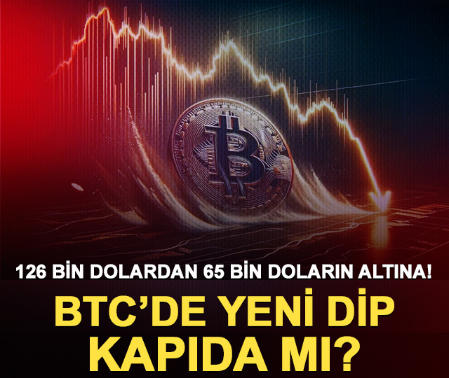 126 bin dolardan 65 bin doların altına! BTC’de yeni dip kapıda mı?