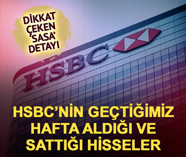 HSBC'nin geçen hafta en çok işlem yaptığı hisseler