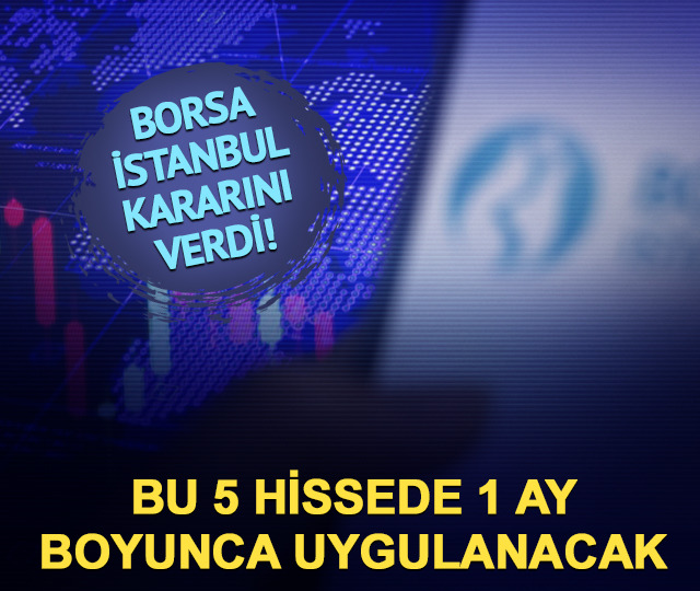 Bu 5 hissede bir ay boyunca tedbir uygulanacak