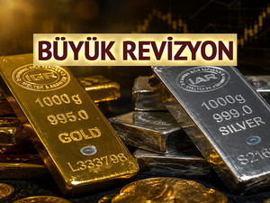 &Uuml;nl&uuml; banka altın fiyat beklentisini tam 300 dolar birden d&uuml;ş&uuml;rd&uuml;!