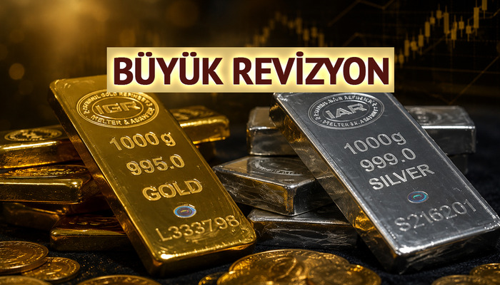 &Uuml;nl&uuml; banka altın fiyat beklentisini tam 300 dolar birden d&uuml;ş&uuml;rd&uuml;!