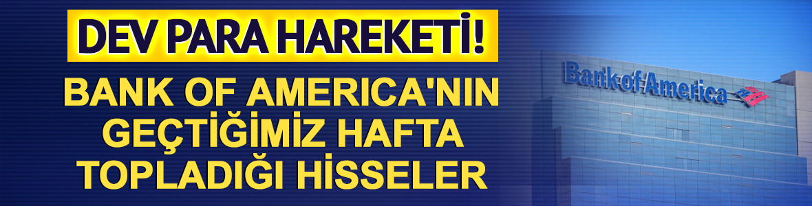 BofA'nın ge&ccedil;en hafta en &ccedil;ok aldığı ve sattığı hisseler!