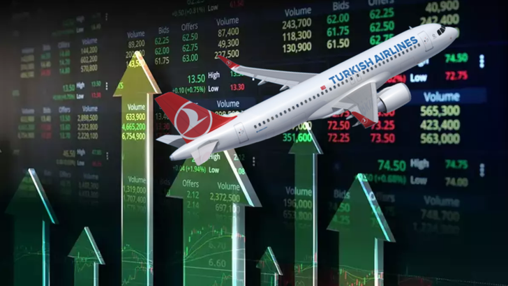 THY&rsquo;de rekorlar peş peşe: Hisseler yeşillendi 